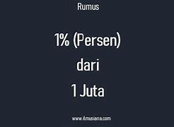 20 Persen Dari 2 Juta 5 Ratus